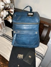 NWT Frye Melissa Leather Zip Backpack Peacock...