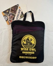 Wise Owl Outfitters Camping Travel Towel Compact Quick Dry Microfiber 30x60 New