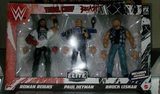 Wwe Elite 3 Pack Roman Reigns Paul Heyman And Brock Lesnar