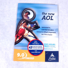 Vintage America Online 9.0 - 1045 Hours Free Computer Collectible