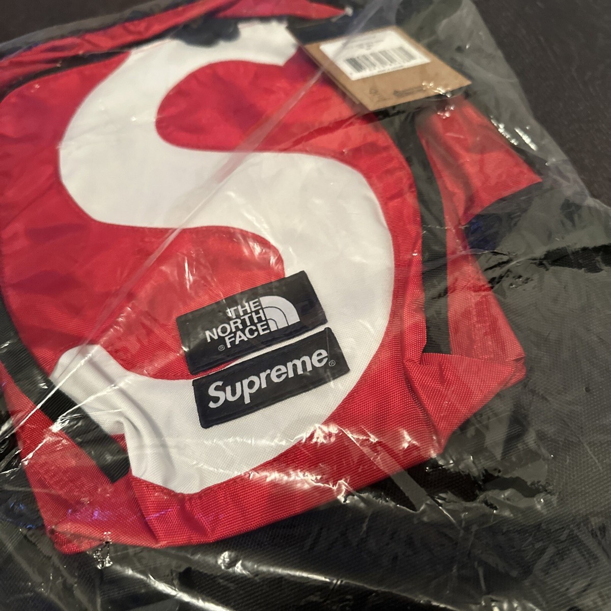 Supreme X The North Face S Logo Red Expedition Backpack BNWT | eBay UK