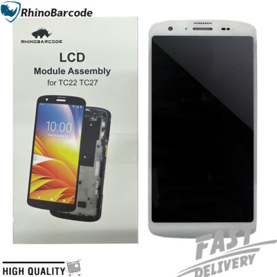 For LCD Display Touch Digitizer Assembly Zebra TC22/ TC27 Scanner Parts White