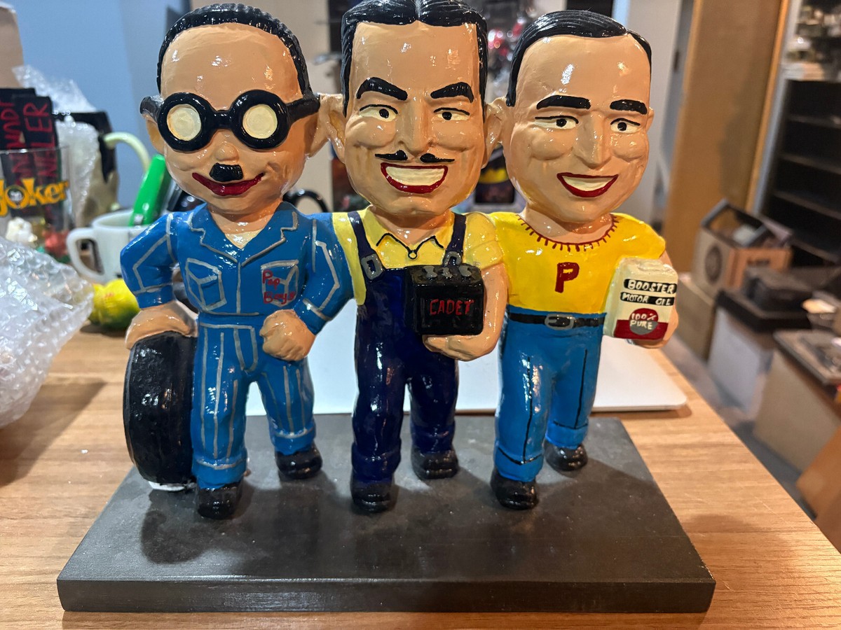 Rare Vintage Original Pep Boys Chalkware Desk Statue | eBay
