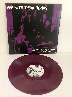 OFF WITH THEIR HEADS all things move toward their end Lp PURPLE VINYL Record