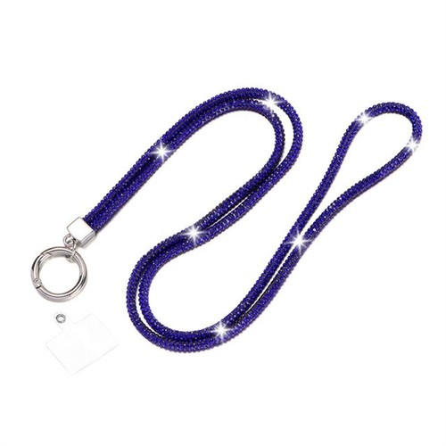 Glitter Bright Rhinestone Phone Lanyard Crystal Neck Strap Ladies Girl Gifts - Zdjęcie 23 z 25