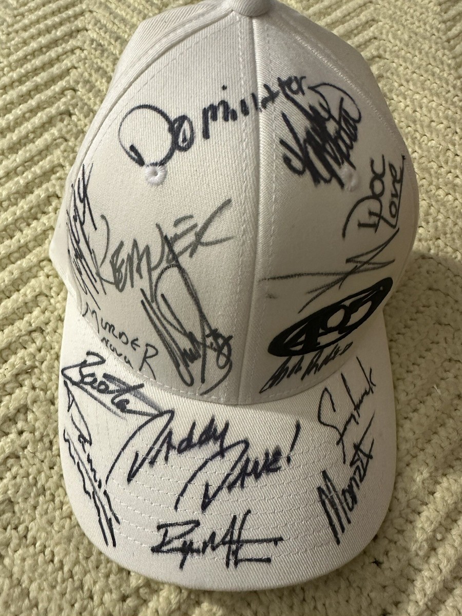 6人カーレーサーサイン入り帽子激レア本物保証 15 OKC Street Outlaws SIGNED 405 Hat Daddy Dave Ryan Martin Murder