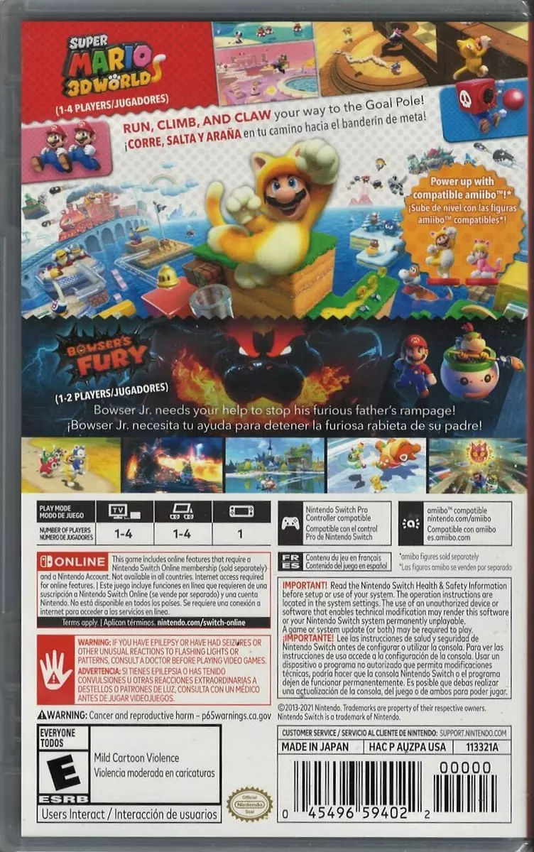 Super Mario 3D World + Bowser's Fury - US Version