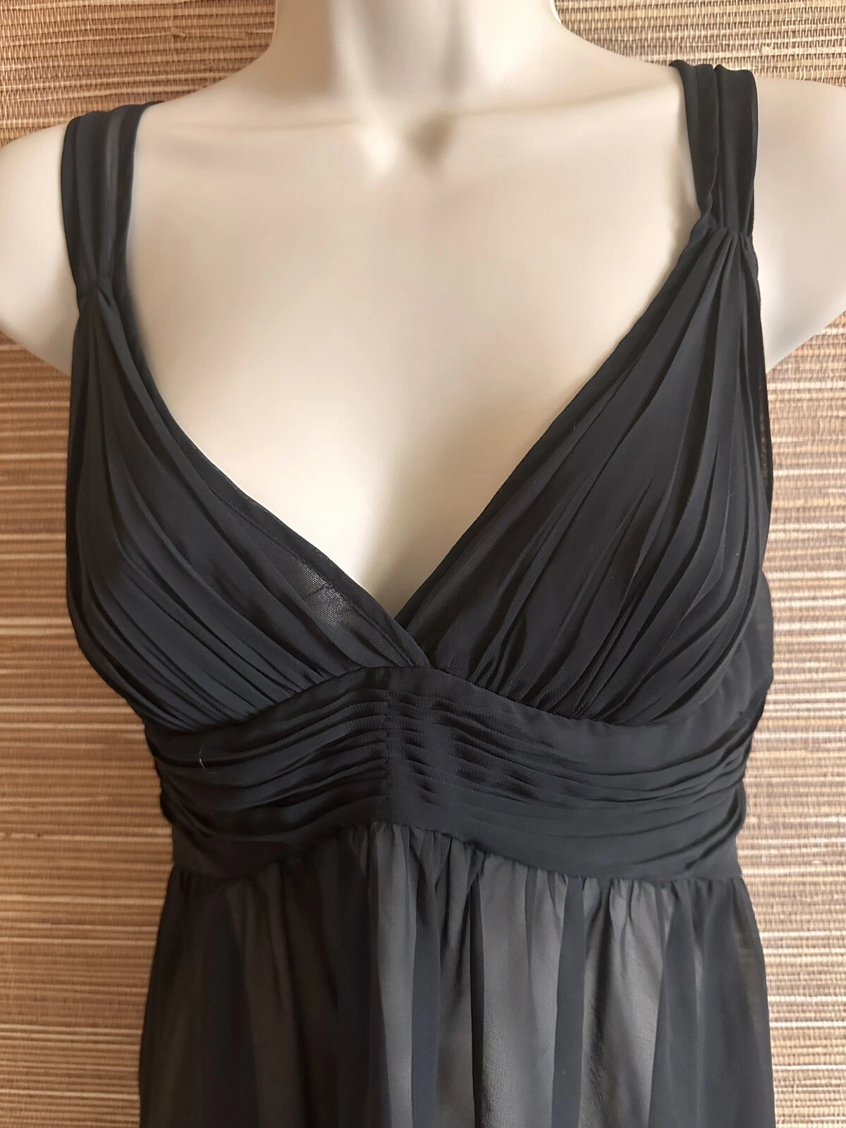 UNDERCOVER Abito nero Victorias Secret taglia media vintage anni 90 camicia da notte slip dress Y2K