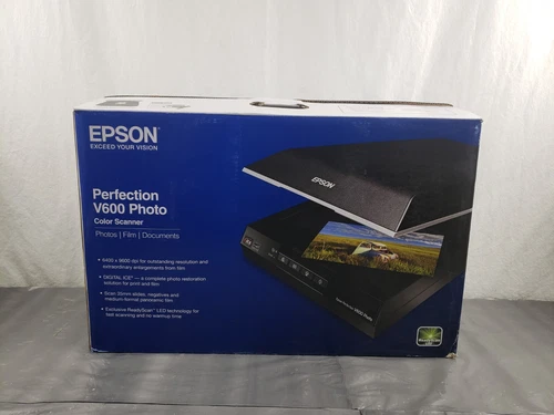 New EPSON Perfection V600 Color Photo Image Film Negative and Document Scanner