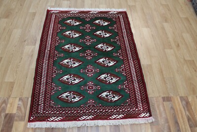 Feiner handgefertigter persischer Stammesteppich 145x100 cm handgeknüpfter Wollteppich