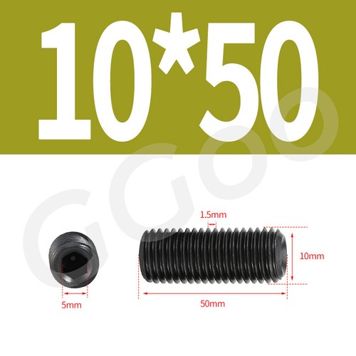 M3 - M12 Black Socket Set Screws w/ Cup Point A2 Stainless Steel DIN 916 - Picture 71 of 81