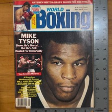 WORLD BOXING MAGAZINE MIKE TYSON-MITCH GREEN-MATTHEW HILTON SEPTEMBER 1986