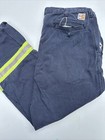 Carhartt FR 36x30 Flame Resistant Navy Blue Work Pants 63685-20 HiVis Reflective