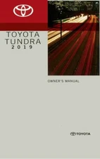 2019 Toyota Tundra Owners Manual User Guide