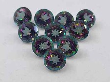 AAA Mystic Topaz Faceted Round Shape Loose Gemstone