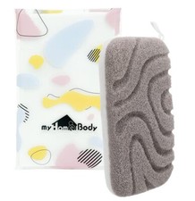 Dual-Texture Shower Sponge Beauty Body Scrubber Exfoliator for Women Exfoliat...