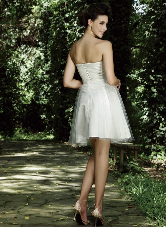 NEU Brautmode I Kurzes Brautkleid Hochzeitskleid - Bild 3 von 4