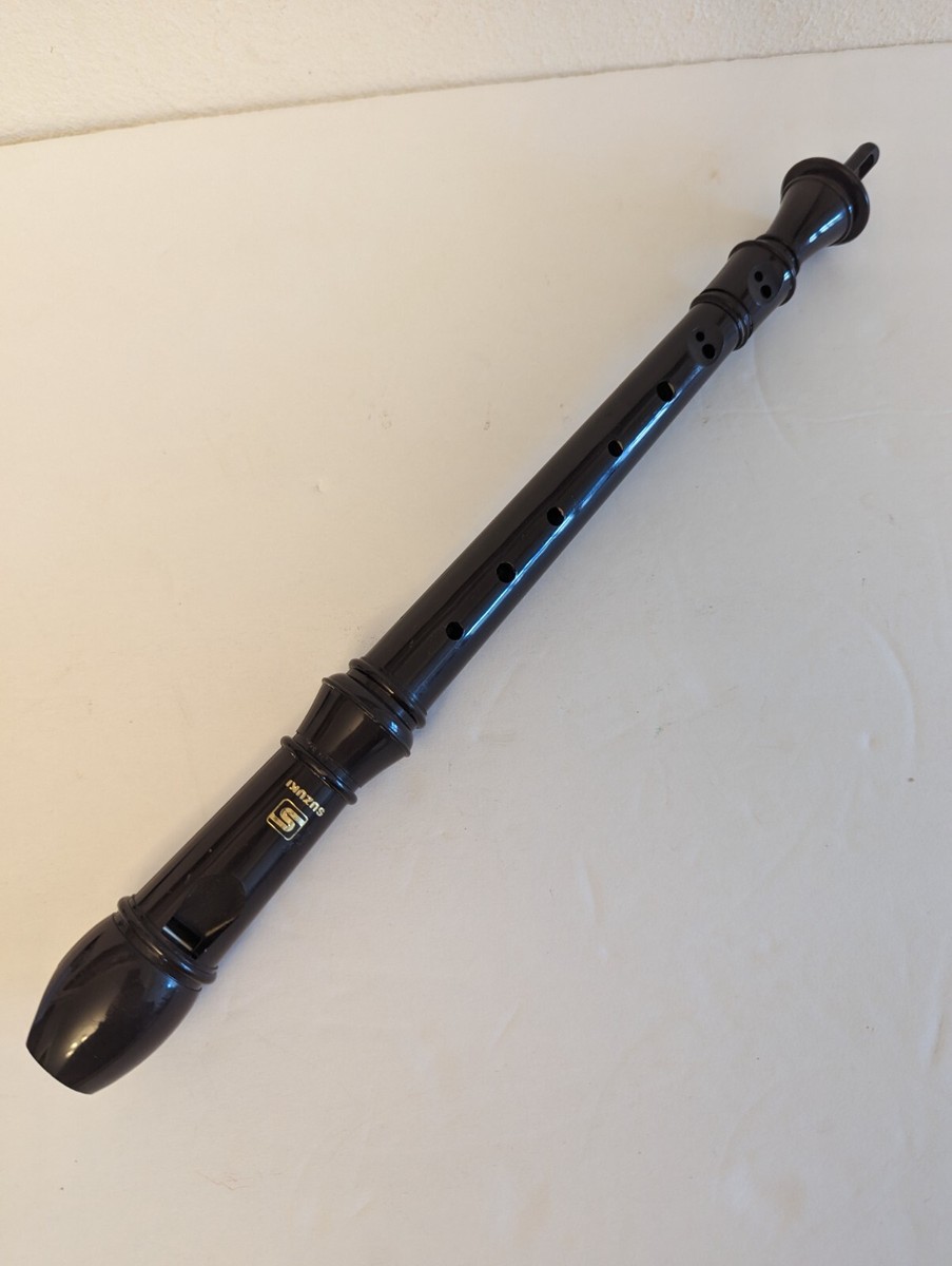 SUZUKI Soprano Flute Recorder 3-piece w/ wand - Untested | eBay