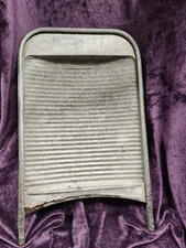 Vintage  Tin Washboard