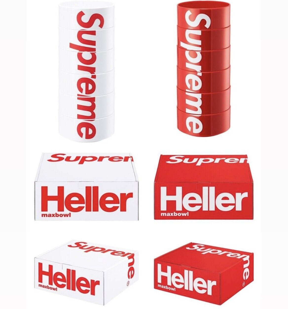 Supreme Heller Bowls (SET OF 6) in Store Pre Order