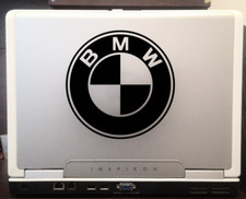 Bmw Logo Decal On Car Truck Laptop Mac Decal Sticker 6 Black