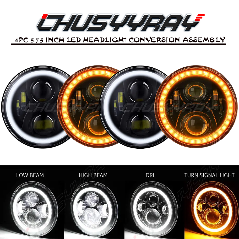 For Ford Galaxie 500 1962-1974 DOT 4pcs 5.75