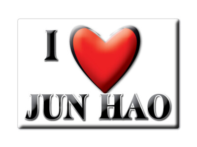 Jun Hao Fridge Magnet Magnet Name Gift Idea Birthday Joke