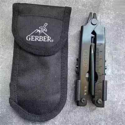 GERBER MULTI PLIER 600 DET STAINLESS MULTI FUNCTION TOOL #Black