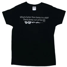 What's Better Than Jamie in a Kilt? Small Ladies T-Shirt