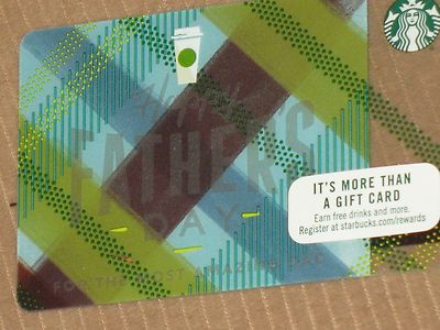 10 STARBUCKS HAPPY FATHER'S DAY GIFT CARDS - 2017 - NO VALUE - BRAND NEW !