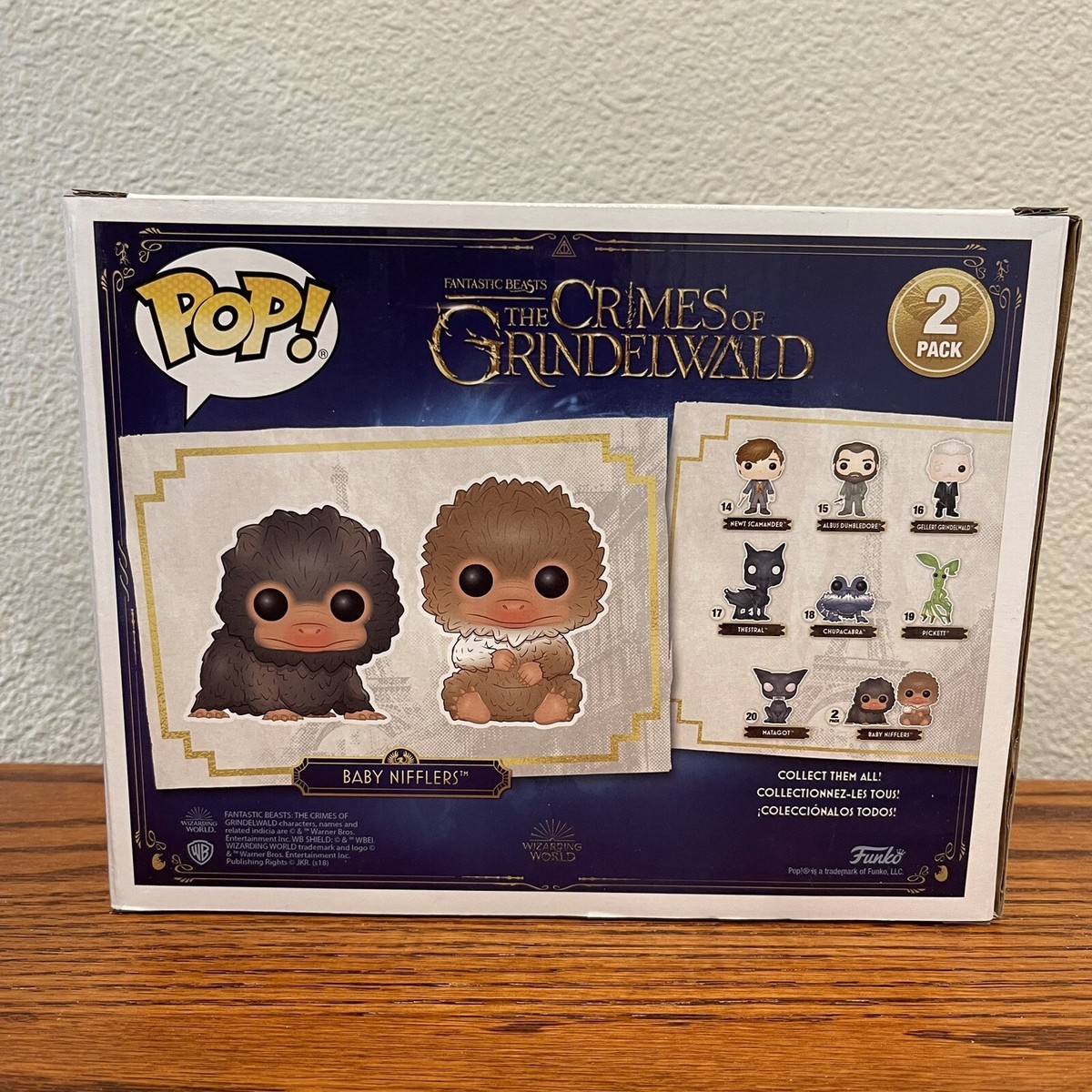 Funko pop Baby Nifflers デザイン フィギュア 2体セット Funko POP! Movies: Fantastic Beasts 2 - 2PK - Baby Nifflers