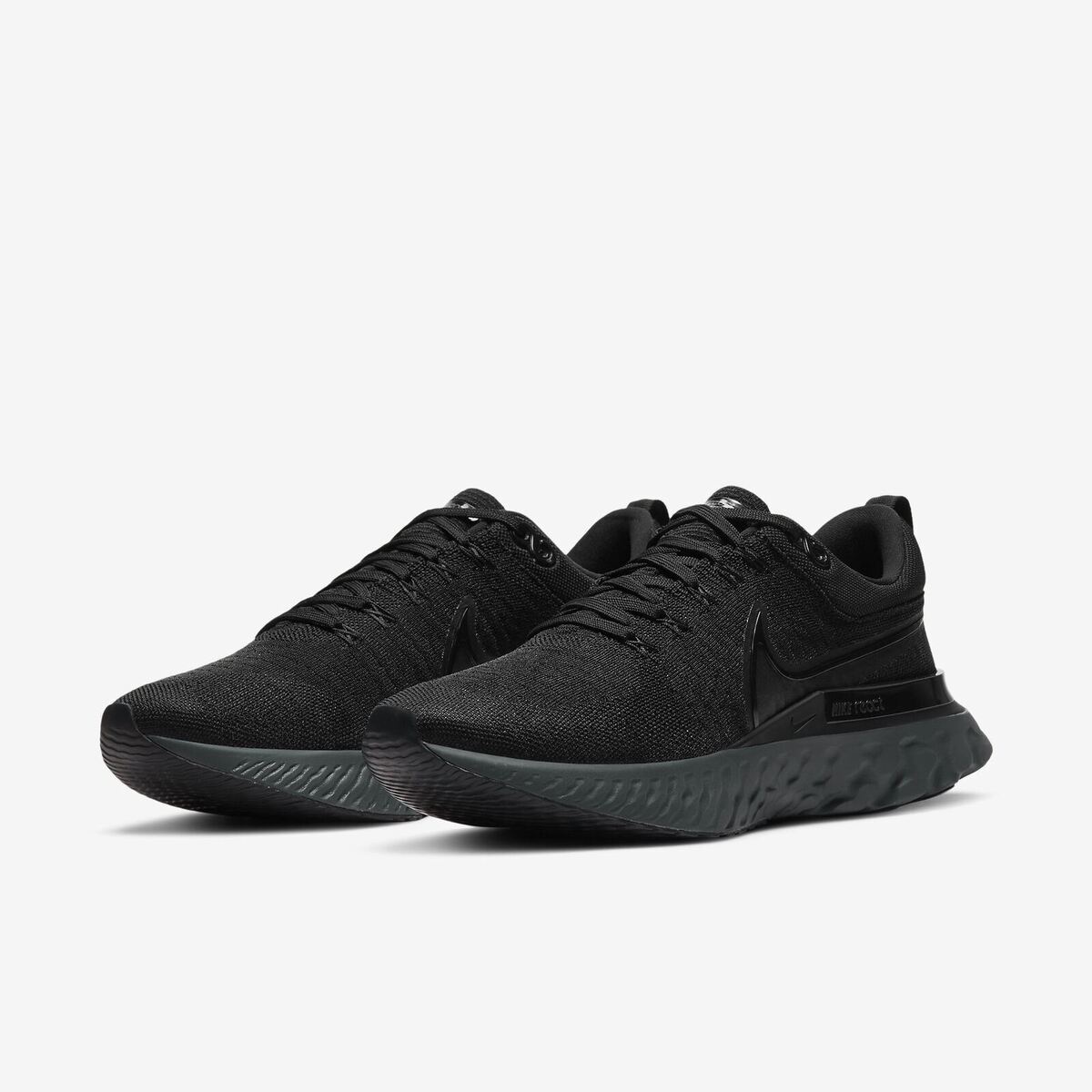 Nike React Infinity Run Flyknit 2 Triple Black Mens Running Nike React Infinity Run Flyknit 2 Triple Black Mens Running