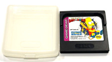 ❤️ The Simpsons: Bart vs. The World Sega Game Gear Cartridge & Case