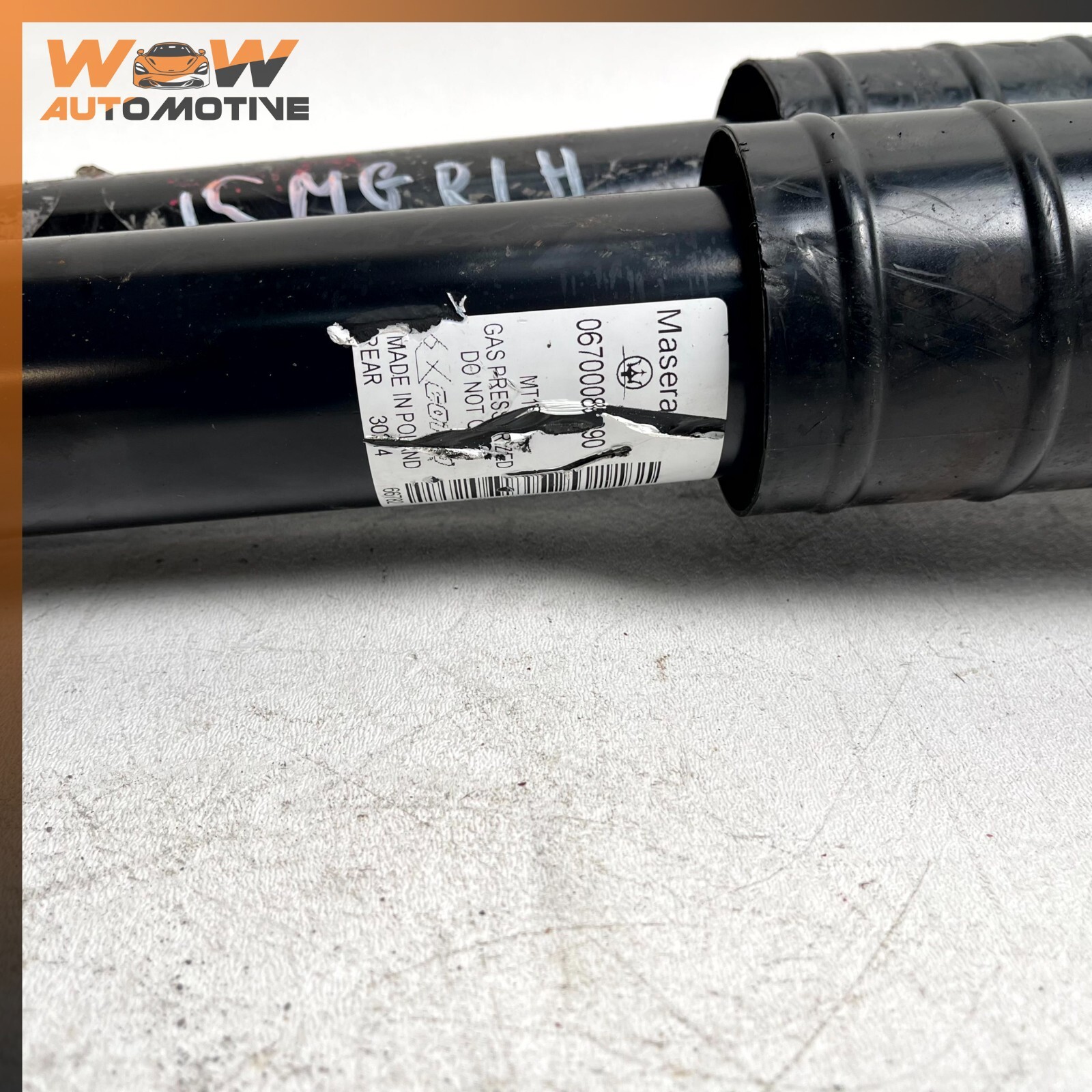 14-17 MASERATI GHIBLI RWD REAR LEFT & RIGHT SIDE SHOCK STRUT PAIR SET OEM