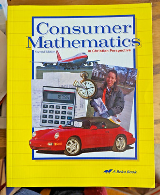Abeka Consumer Math, Second Edition, like new