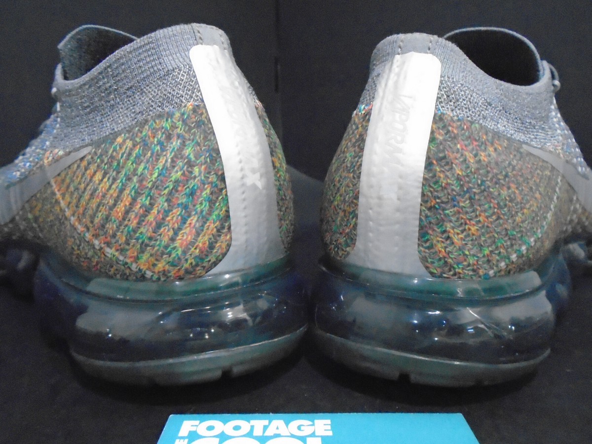 NIKE AIR VAPORMAX FLYKNIT MULTI-COLOR 1.0 GREY SILVER RACER 