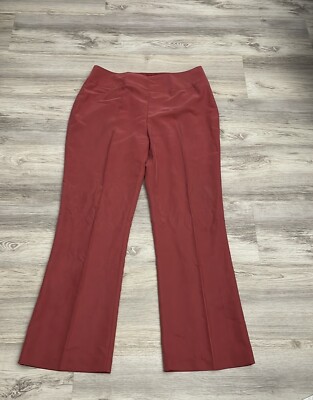 Courtenay Red Zip Side Silky Straight Leg Dress Pants Size 14 | eBay Courtenay Red Zip Side Silky Straight Leg Dress Pants Size 14 | eBay