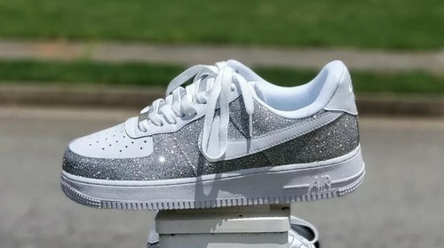 air force 1s silver