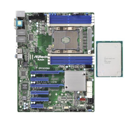 ASRock EPC621D8A Motherboard + Intel Xeon Gold 6152 22c/44t 2.1Ghz