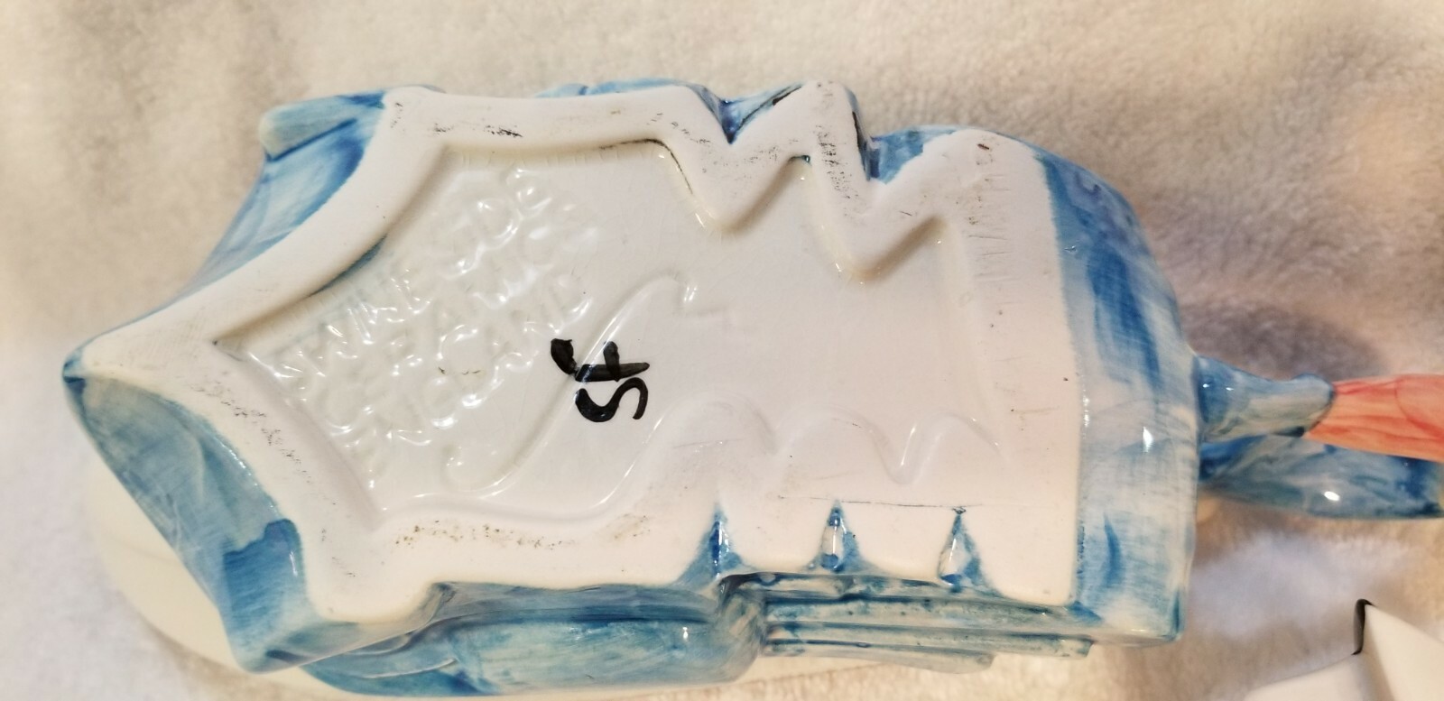 Vintage Swineside Ceramics Made in England Teapot "Tea Lady II" Boat