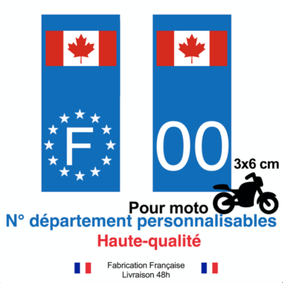 Aufkleber Nummernschild-Flagge Belgien – Für Motorrad (6x3 Cm), Paar