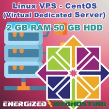 VPS Server CentOS Linux - 2GB RAM - 50 GB Storage - 1 Month