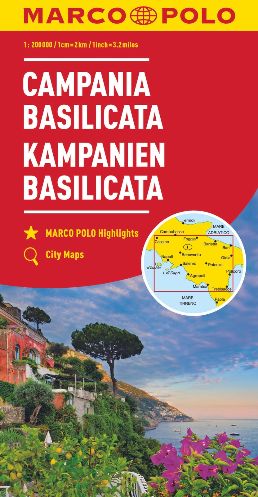 Thumbnail - Marco Polo Karte Italien 12. Kampanien, Basilicata 1:200 000 |