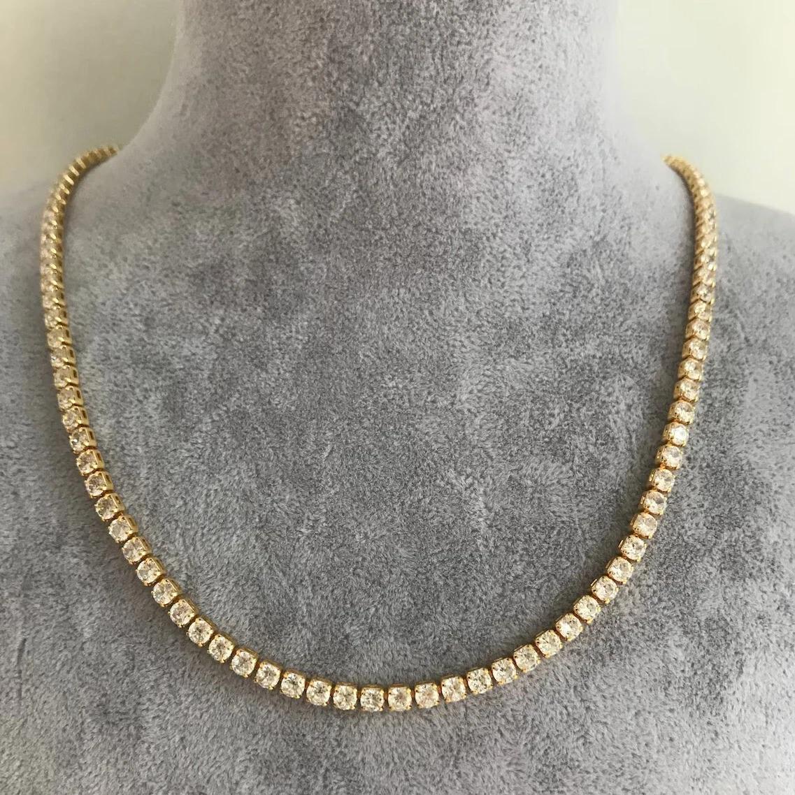 Diamond tennis hotsell necklace sale