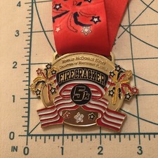 5K Running Marathon Medal Firecracker Ronald ...