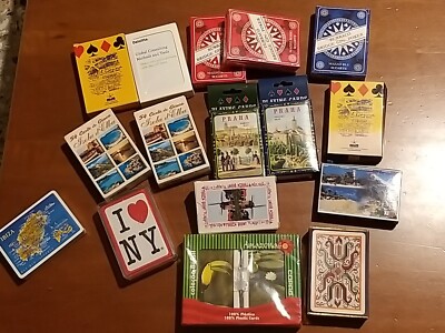 Collectible Playing Cards NEW 80s/90s Total 17 Decks