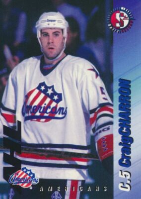 1995-96 Rochester Americans Team Issue # CRAIG CHARRON