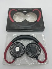 Portable Hanging Neck Sport Fan Lazy Neckband USB Rechargeable Personal Mini Fan