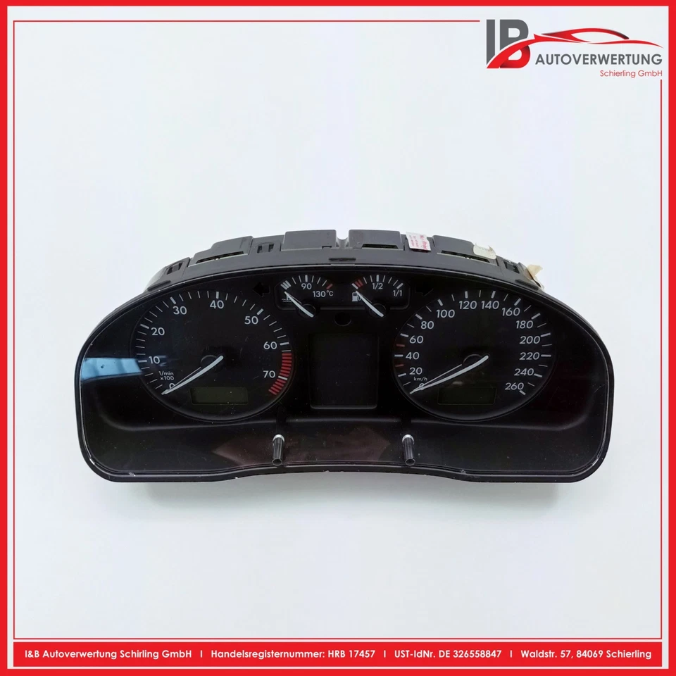 VW PASSAT VARIANT (3B5) 1.8 Tacho Kombiinstrument Km: 280073 3B0919860A ORIGINAL - Bild 2 von 4