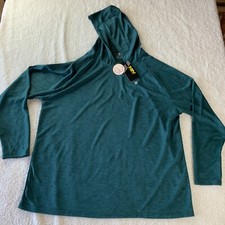 TBY Travels Together With You Mens Green W/Hoodie Pull On Size 2XL